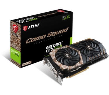 MSI GeForce GTX 1060 Camo Squad 6G