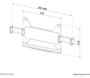 Neomounts by Newstar Neomounts laptophouder