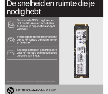 HP 1 TB PCIe4x4 NVMe M.2 SSD
