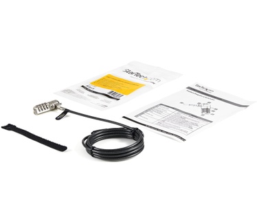 Startech.com Laptop kabelslot met draaiend scharnier 4-cijfer combinatie slot