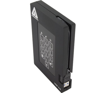 Apricorn Aegis Padlock Fortress 2TB Zwart