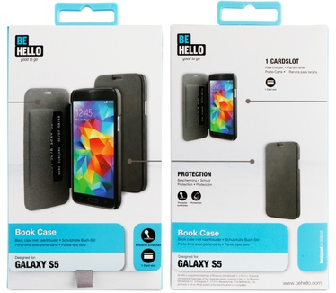 BeHello Samsung Galaxy S5 / S5 Neo Book Case Black