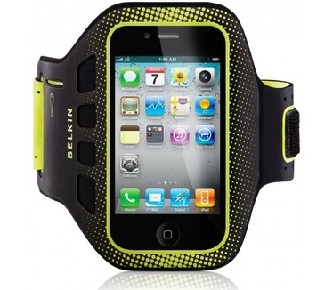 Belkin Belkin EaseFit Sport Armband Apple iPhone 4/4S (black/lime)
