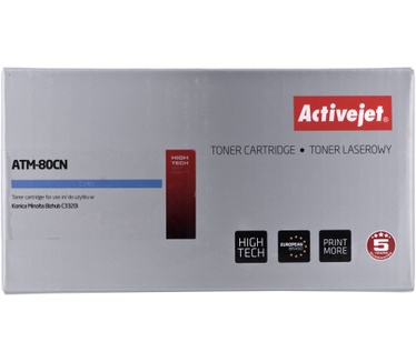 Activejet ATM-80CN tonercartridge voor Konica Minolta printers, vervanging Konica Minolta TNP80C; Supreme; 9000 pagina's; blauw