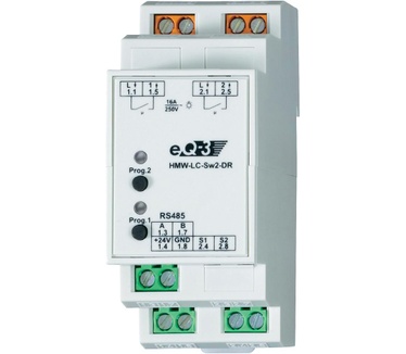 HomeMatic RS485 schakelsturing 2-voudig DIN-rail