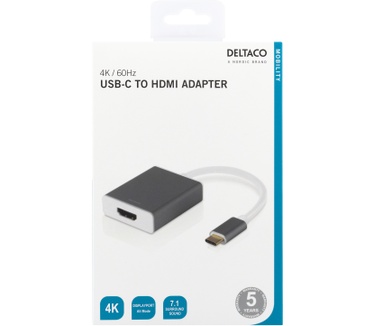 Deltaco USBC-HDMI9