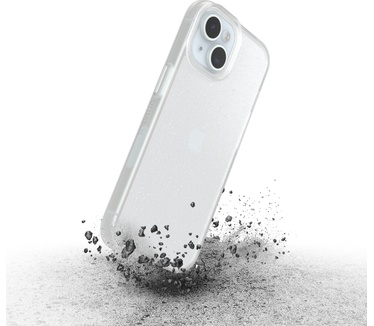 Otterbox React Series voor iPhone 15, Stardust (Clear Glitter) (iPhone 15) Transparant