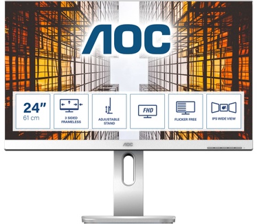AOC X24P1/GR Zilver