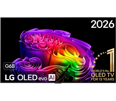 LG OLED evo G6 65" (G68, geen standaard) Zwart