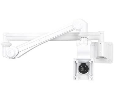 Newstar Medical Monitor Wall Mount (Full Motion gas spring) for 10"-24" Screen - White