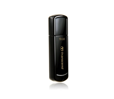 Transcend JetFlash 350 64GB Zwart