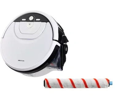 Medion MD 20053 dweilrobot | 25 watt | volautomatische natreiniging | intelligente navigatie | krachtige reinigingsrol | aparte schoonwater- en vuilwatertank