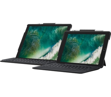 Logitech Slim Combo voor 10,5" iPad Pro, Azerty FR Zwart