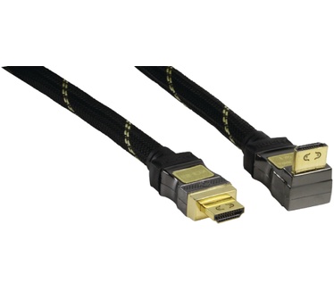 König HDMI 1.4 kabel 10m 90 graden