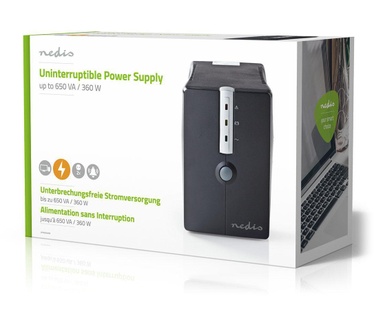 Nedis UPSD650VBK