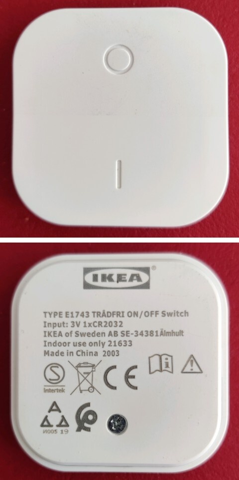 Ikea Trådfri Zigbee knop type E1743