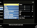 Panasonic Viera VT50 menu