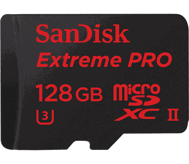 Sandisk 128 GB MicroSDXC Extreme PRO UHS-II U3