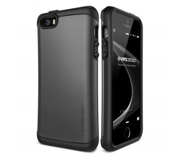 VRS Design VRS DESIGN Hard Drop Apple iPhone SE Case - Steel Silver