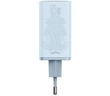 Baseus GaN6 Pro 65W - Blauw