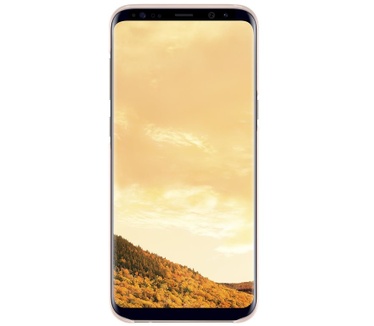 Samsung Galaxy S8 Plus Clear Cover  Roze