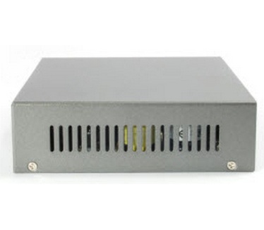 LevelOne RJ45 to SC Fast Ethernet Media Converter, 1 PoE Output, 802.3af PoE, Single-Mode Fiber, 20km