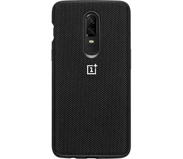 OnePlus 6 Bumper Case Nylon (Black) (OnePlus 6) Zwart