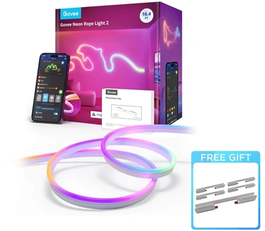 Govee Neon Rope Light 2 (5 meter) ledstrip 2,4GHz-wifi + Bluetooth