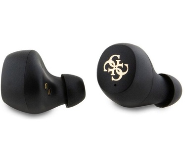 Guess True Wireless 4G Metal Bluetooth In-Ear Oordopjes - Zwart (Zwart)