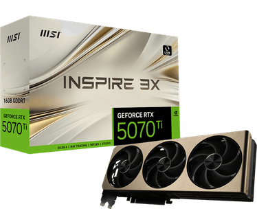 MSI GeForce RTX 5070 Ti 16G INSPIRE 3X