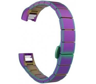 qMust Metalen armband voor Fitbit Alta - MultiColor
