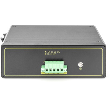 Digitus Industrial 4-Port Gigabit PoE Switch, Unmanaged, 2 Uplinks