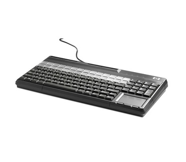 HP USB POS Keyboard with Magnetic Stripe Reader