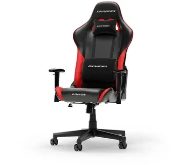 DXRacer Prince L Black & Red PVC Leather gamestoel