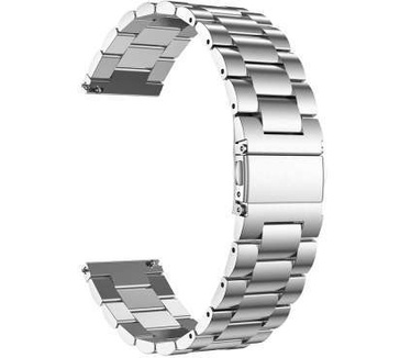 Just in Case Metalen armband voor Samsung Galaxy Watch 3 45mm - Zilver