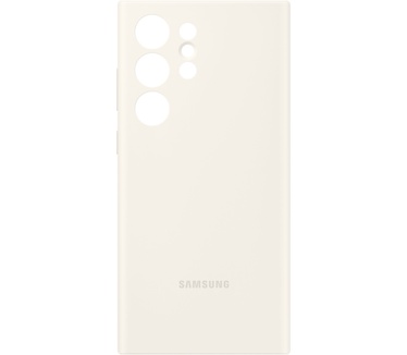 Samsung Galaxy S23 Ultra Originele Silicone Backcover Beige