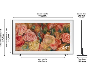 Samsung The Frame QLED (2024) 43" Wit
