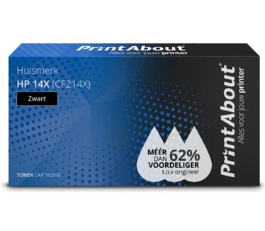 PrintAbout Huismerk HP 14X (CF214X) Toner Zwart Hoge capaciteit