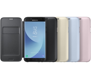 Samsung Galaxy J7 (2017) Wallet Cover (Samsung Galaxy J7 (2017)) Zwart