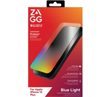 Zagg Glass Elite VisionGuard (iPhone 15 Plus)