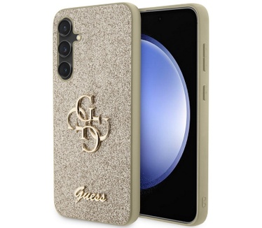 Guess 4G Glitter Back Case - Samsung Galaxy S23 FE (S711) - Goud Goud