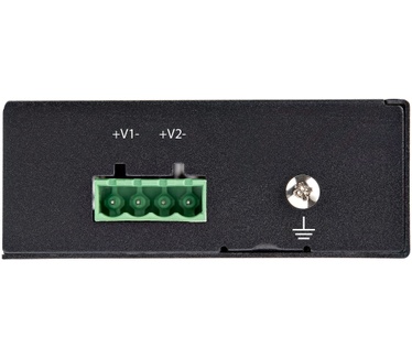 Startech.com Industrial Gigabit PoE Splitter 90W High Speed Power over Ethernet PoE+++ Splitter 12-48V DC Splitter 802.3bt LAN/RJ45 Ultra PoE naar DC Adapter -40C tot +75C