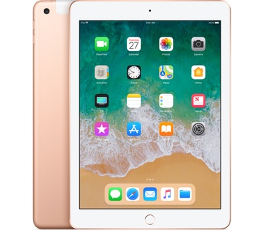 Apple iPad Wi-Fi + Cellular 32GB (2018) Goud
