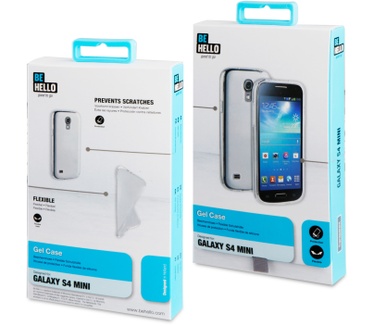 BeHello Samsung Galaxy S4 Mini Gel Case Transparent