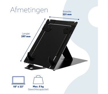 R-Go Tools Riser Duo Tablet en Laptopstandaard