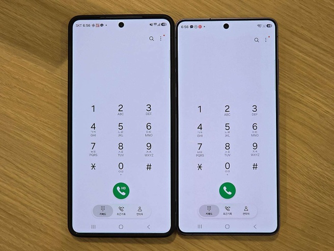 Galaxy S26 Ultra met rode vlek. Via: https://cafe.naver.com/anycallusershow/5203032