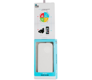 BeHello Samsung Galaxy S6 Edge Flip Case White
