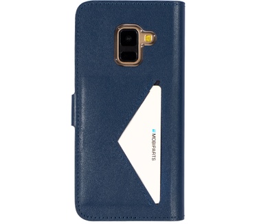Mobiparts Classic Wallet Case Samsung Galaxy A8 (2018) Blue