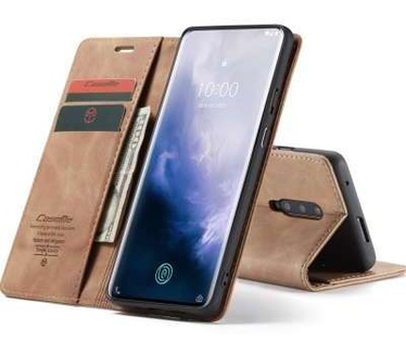 Caseme OnePlus 7 Pro Retro Wallet Case - Bruin