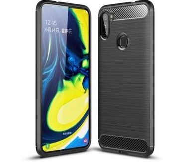 qMust Samsung Galaxy M11 Rugged TPU Case - Zwart